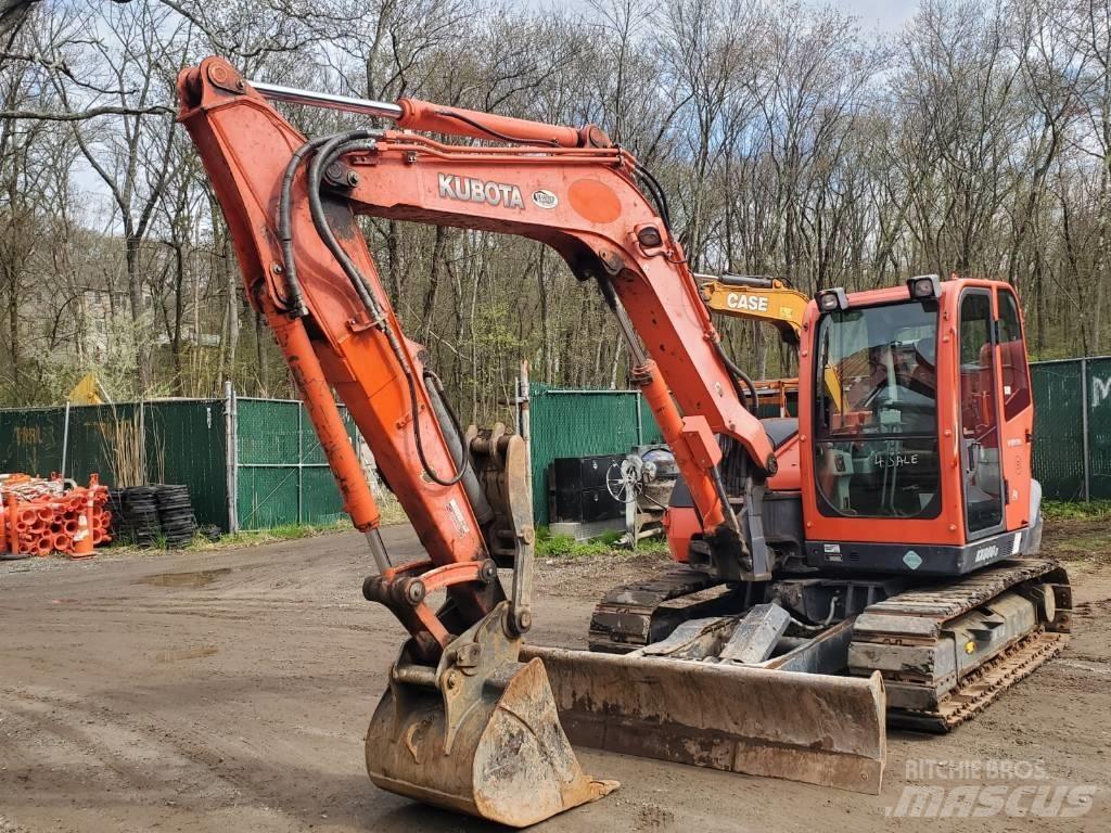 Kubota KX080-3 Beltegraver