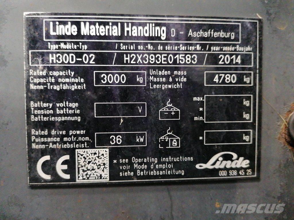 Linde H30D-02 Diesel Trucker