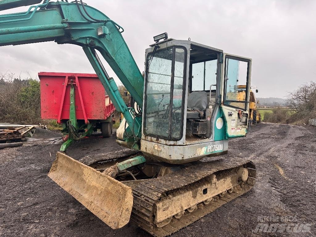 Komatsu PC 75 UU-1 Minigravere <7t