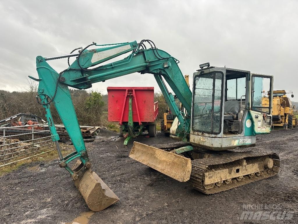 Komatsu PC 75 UU-1 Minigravere <7t