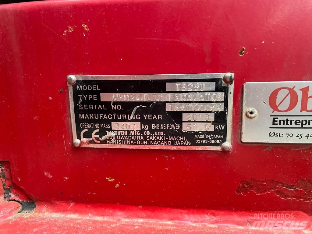 Takeuchi TB290 Midigravere 7 - 12t