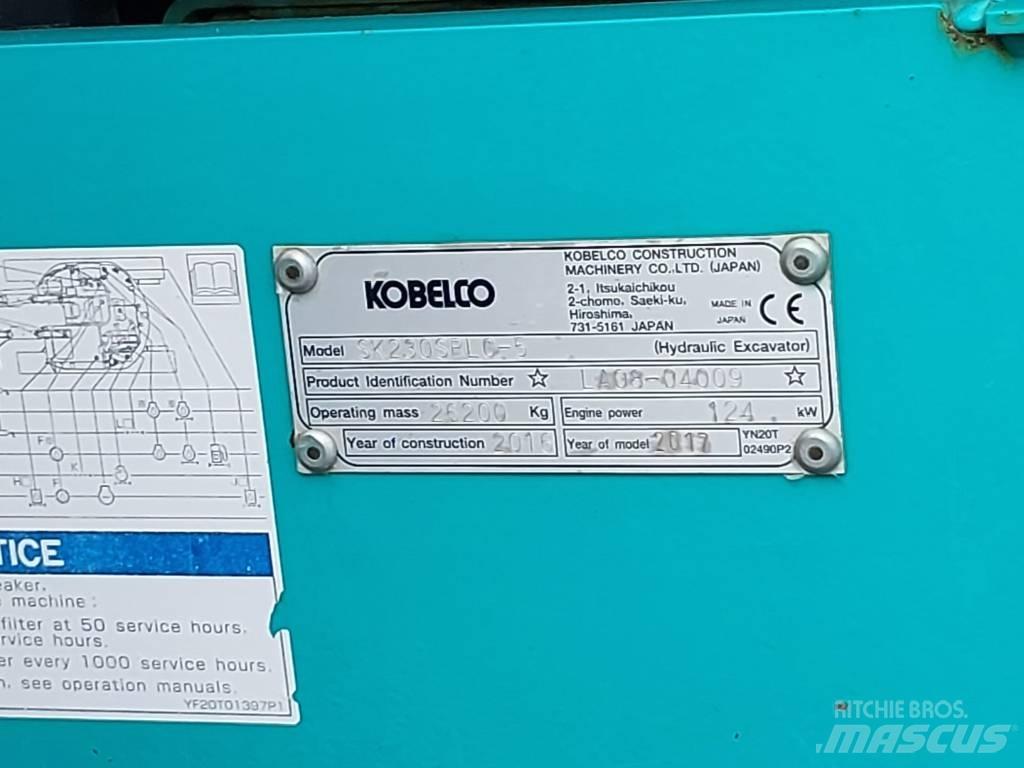 Kobelco SK230SRLC-5 Beltegraver