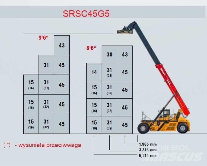 Sany SRSC45G5 Reachstackere
