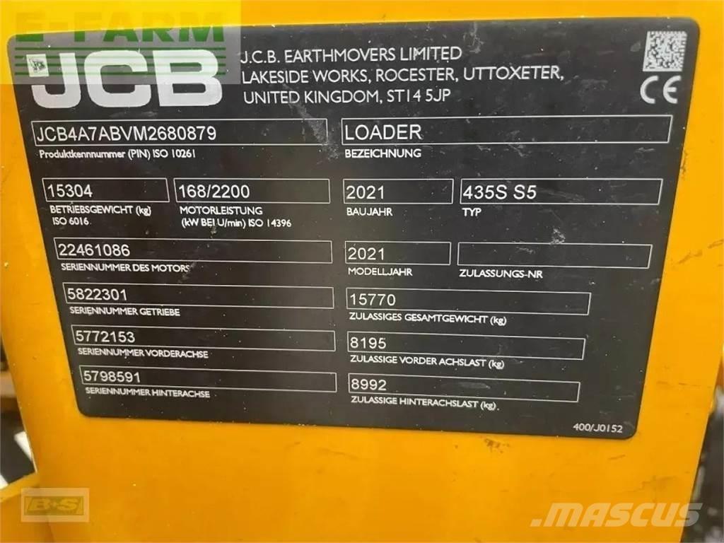 JCB 435s s5 Minigravere <7t