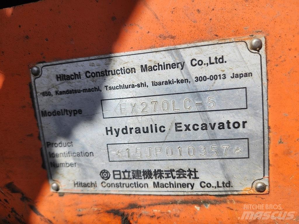 Hitachi EX 270 LC-5 Beltegraver