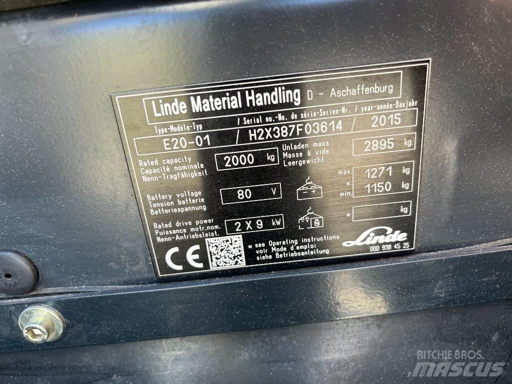 Linde E20-01 Elektriske trucker