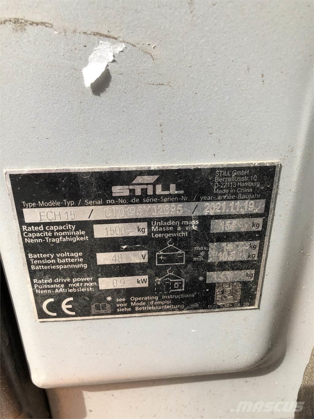 Still ECH 15 Lavtløftende truck