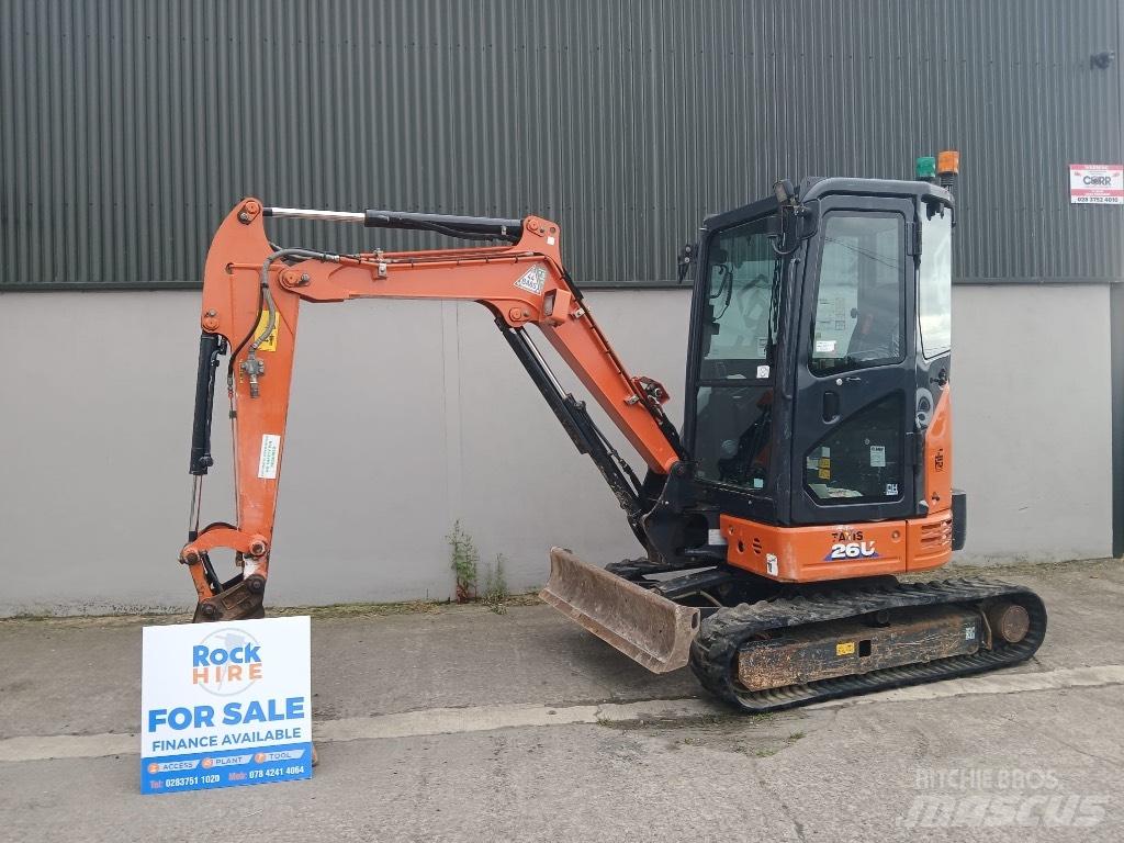 Hitachi ZX 26 U-6 Minigravere <7t