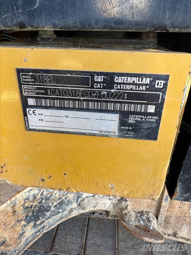 CAT 318 E L Beltegraver