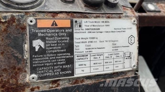 Hyster H 8.00 XL 5 Stablere