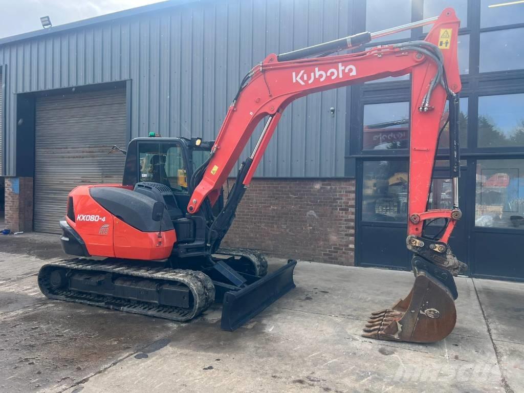 Kubota KX 080-4 Minigravere <7t