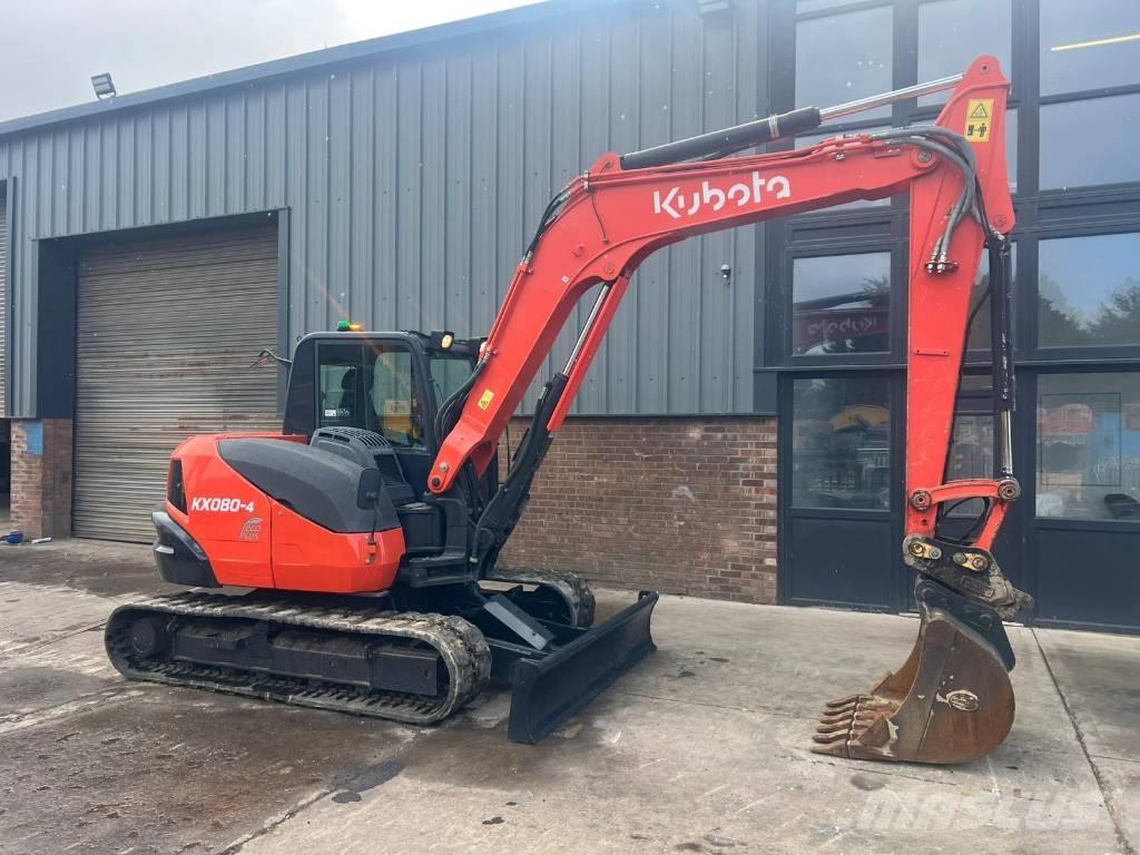 Kubota KX 080-4 Minigravere <7t
