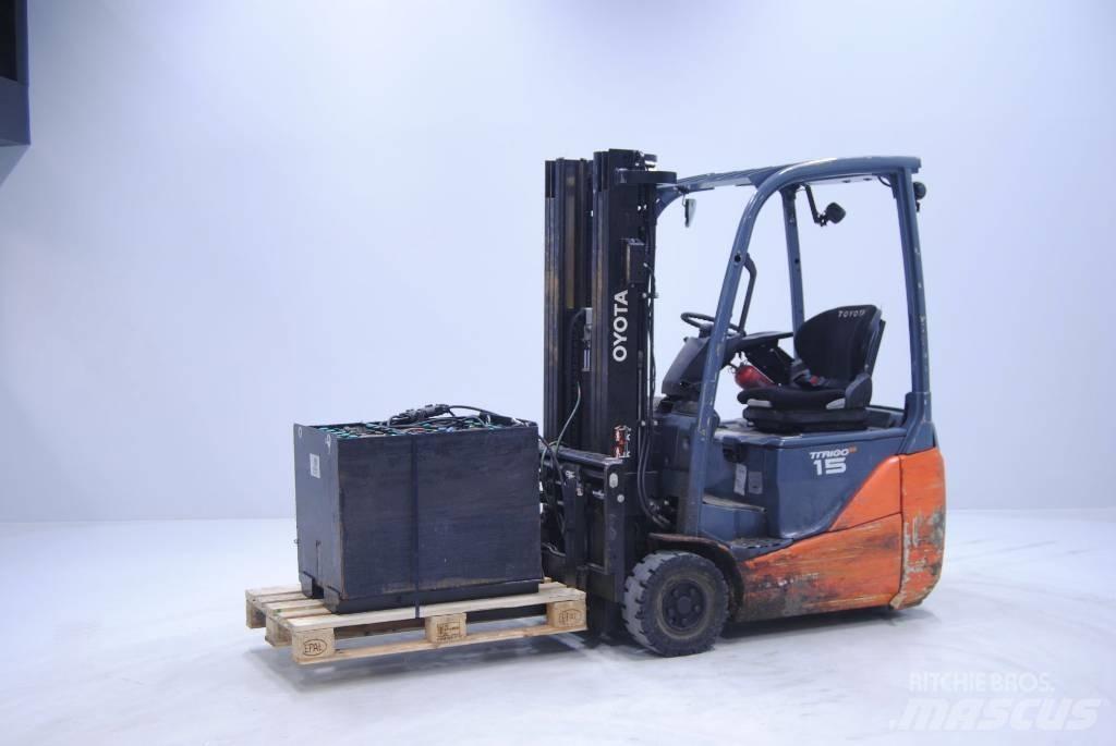 Toyota 8FBE15T Elektriske trucker