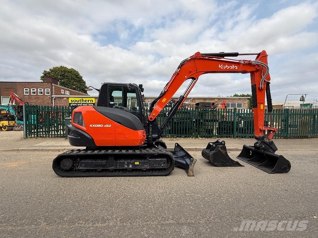 Kubota KX 080-4 Midigravere 7 - 12t