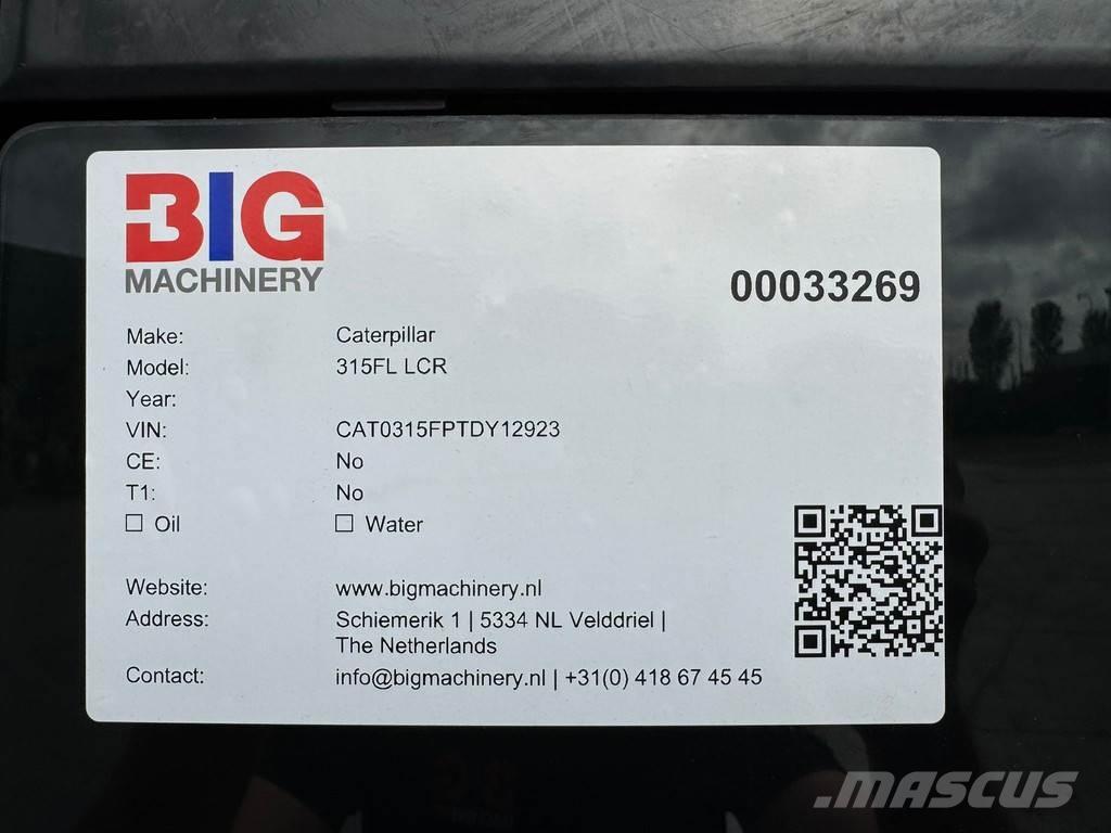 CAT 315F LCR Beltegraver
