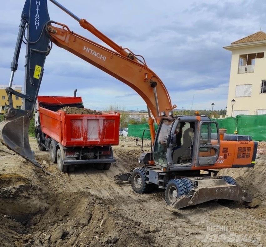 Hitachi ZX 210 W Hjulgravere