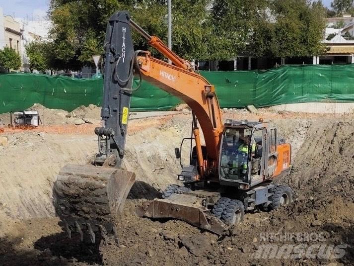 Hitachi ZX 210 W Hjulgravere