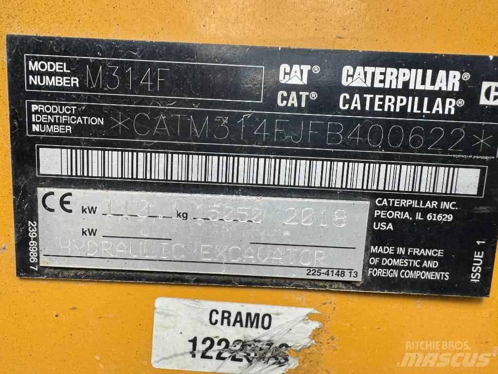 CAT M314F Hjulgravere