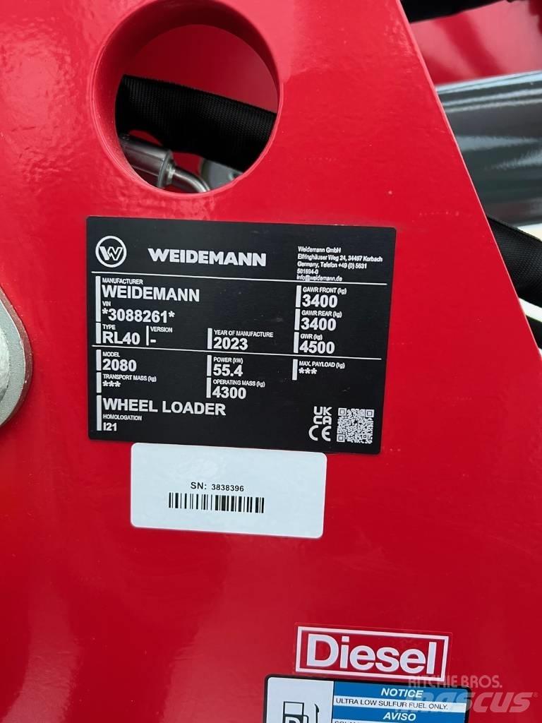 Weidemann 2080 Hjullastere