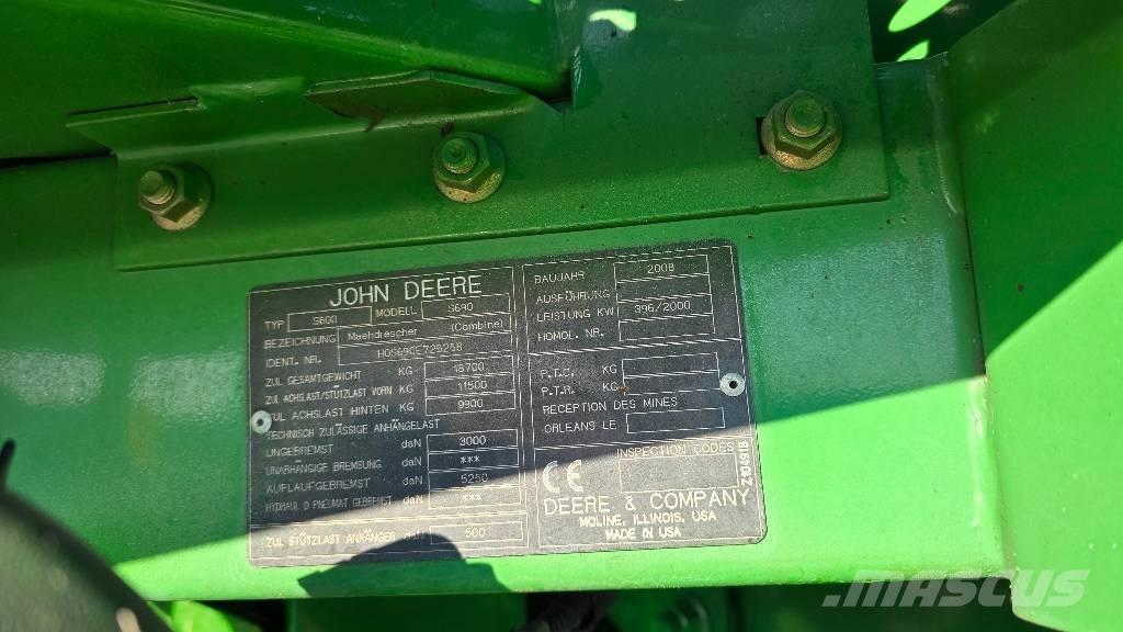 John Deere S 690 i Skurtreskere
