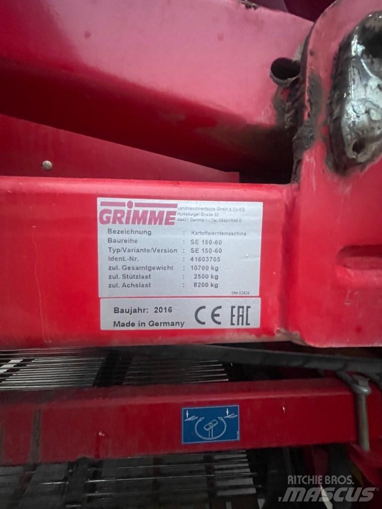 Grimme SE 150-60 Potetopptakere