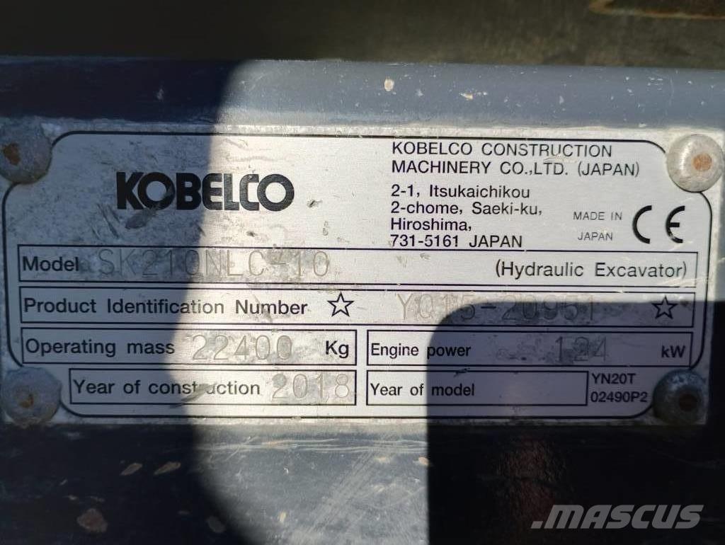 Kobelco SK210 N LC Beltegraver