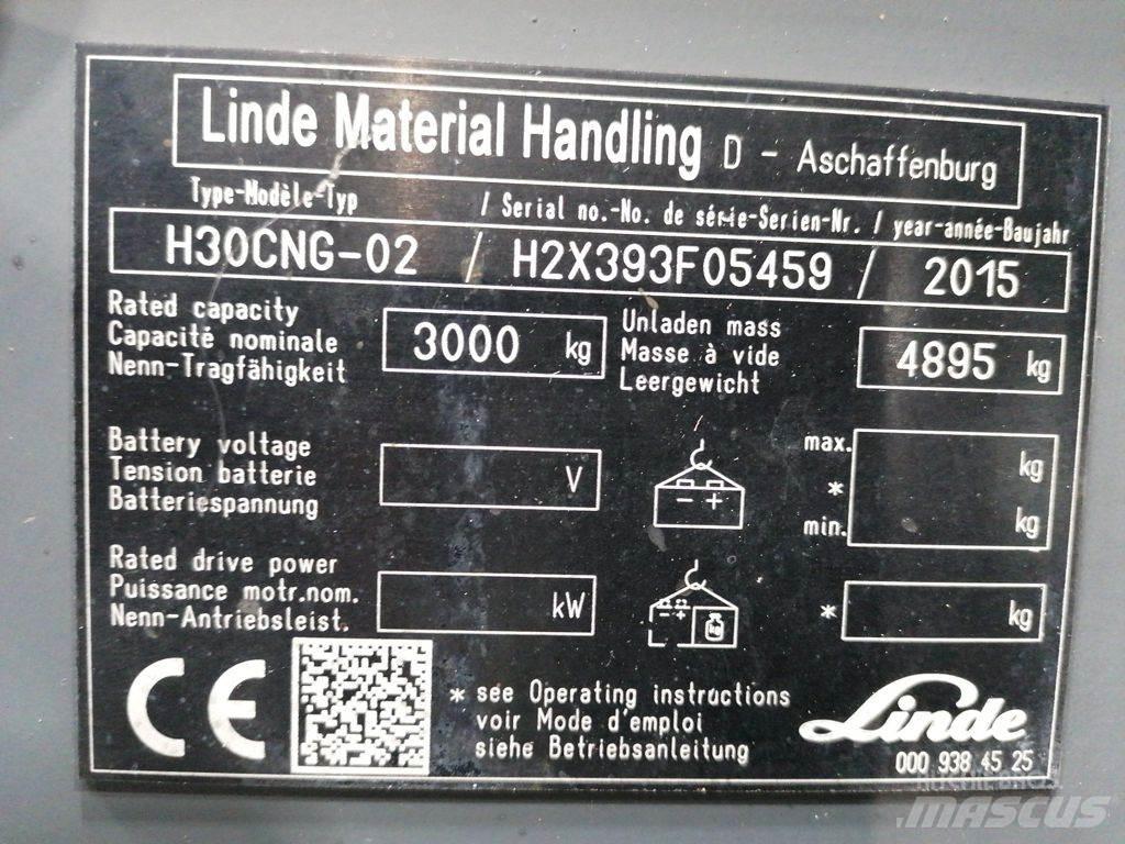 Linde H30T-02 Propan trucker