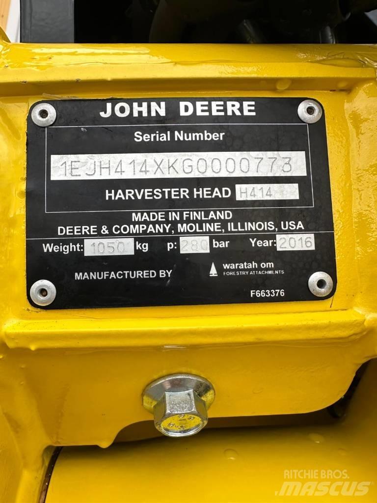 John Deere H 414 Hogst aggregat