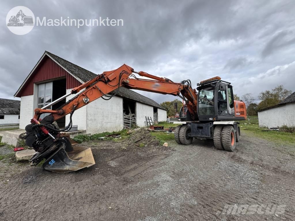 Hitachi ZX 140 W-3 Hjulgravere