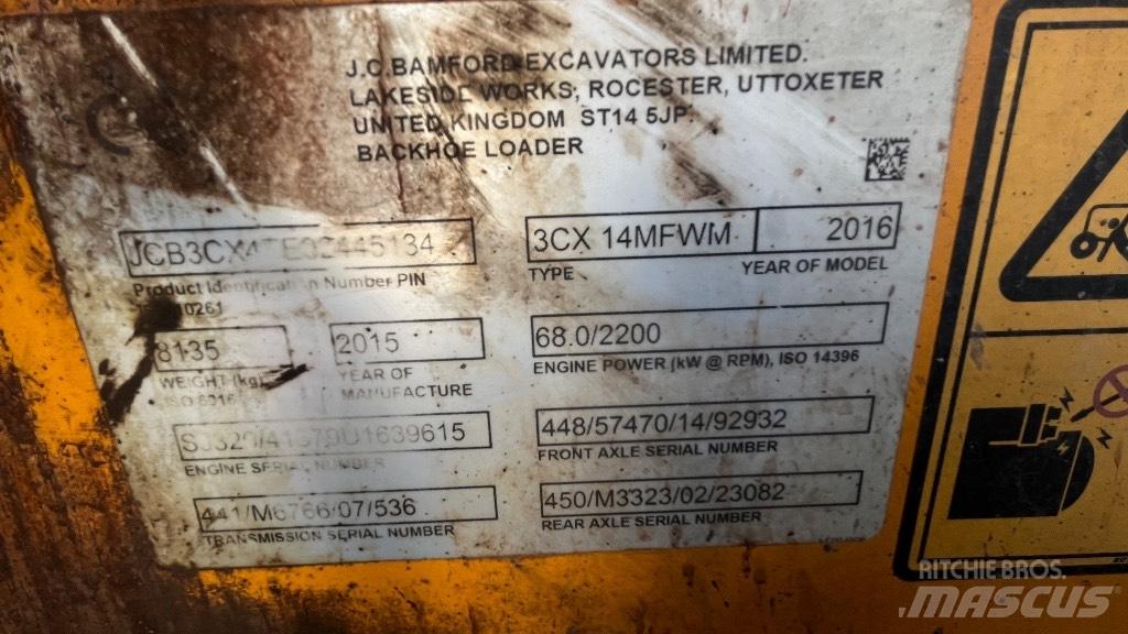 JCB 3 CX Traktorgravere