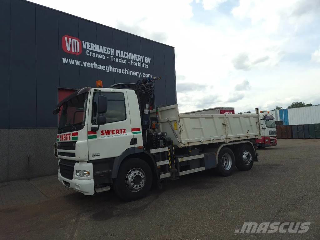 DAF 85.360 Kipper Allterreng kraner