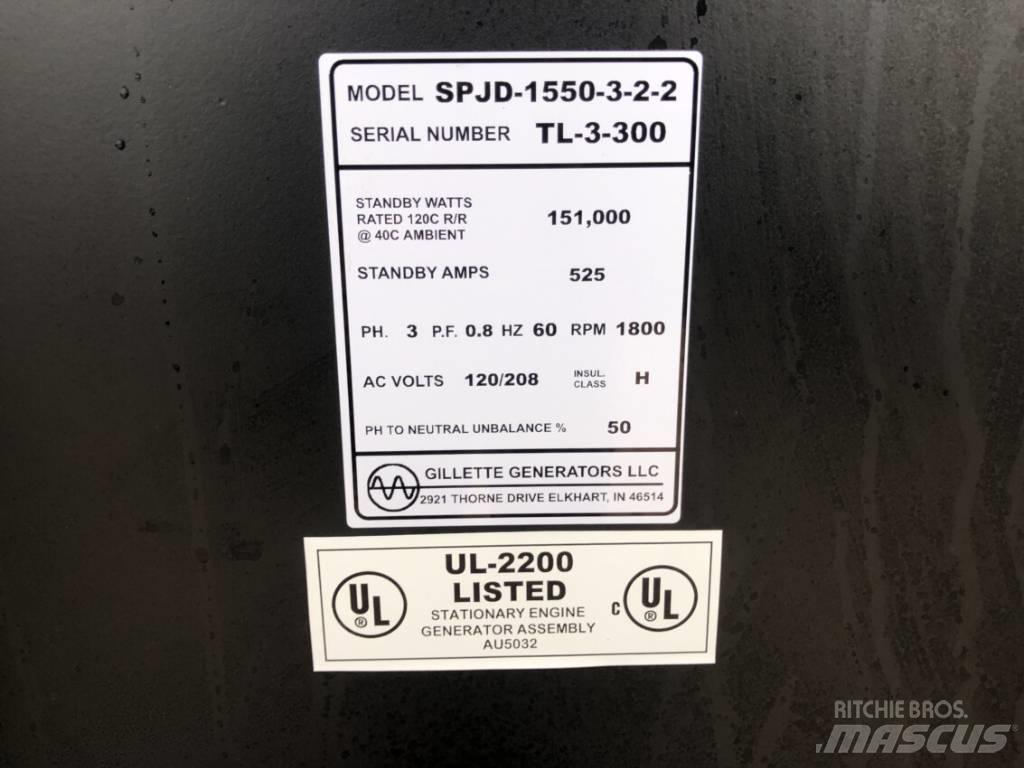  GILLETTE  SPJD-1550 Diesel Generatorer