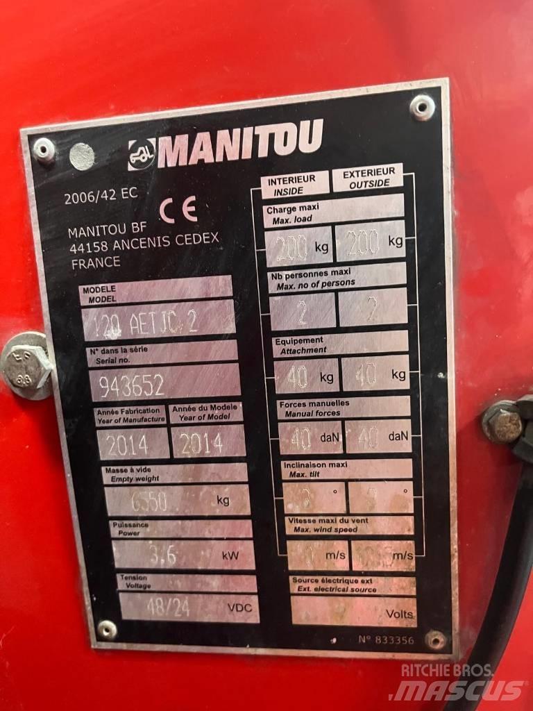 Manitou 120 AET JC Leddede bomlifter