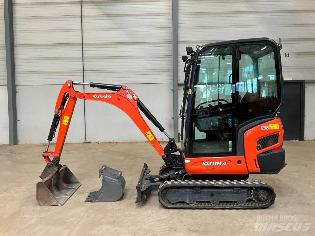 Kubota KX 018-4 Minigravere <7t