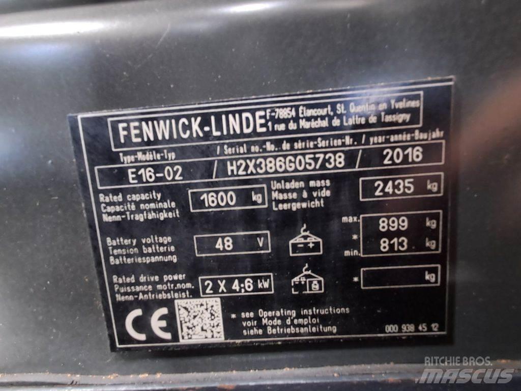 Linde E16-02 Elektriske trucker