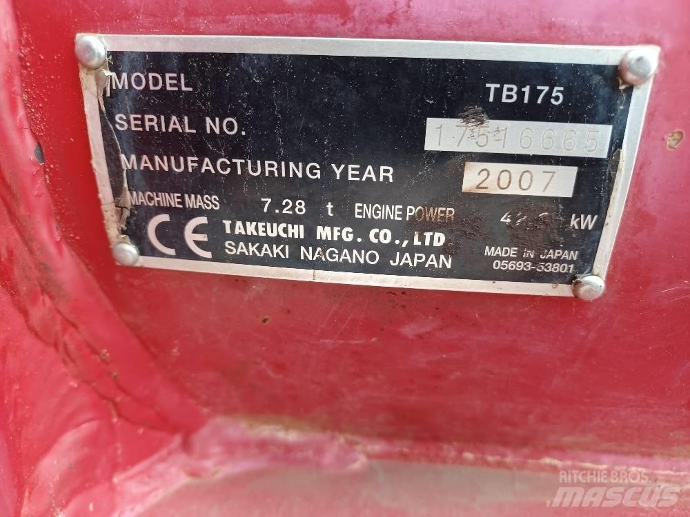 Takeuchi TB175 Midigravere 7 - 12t