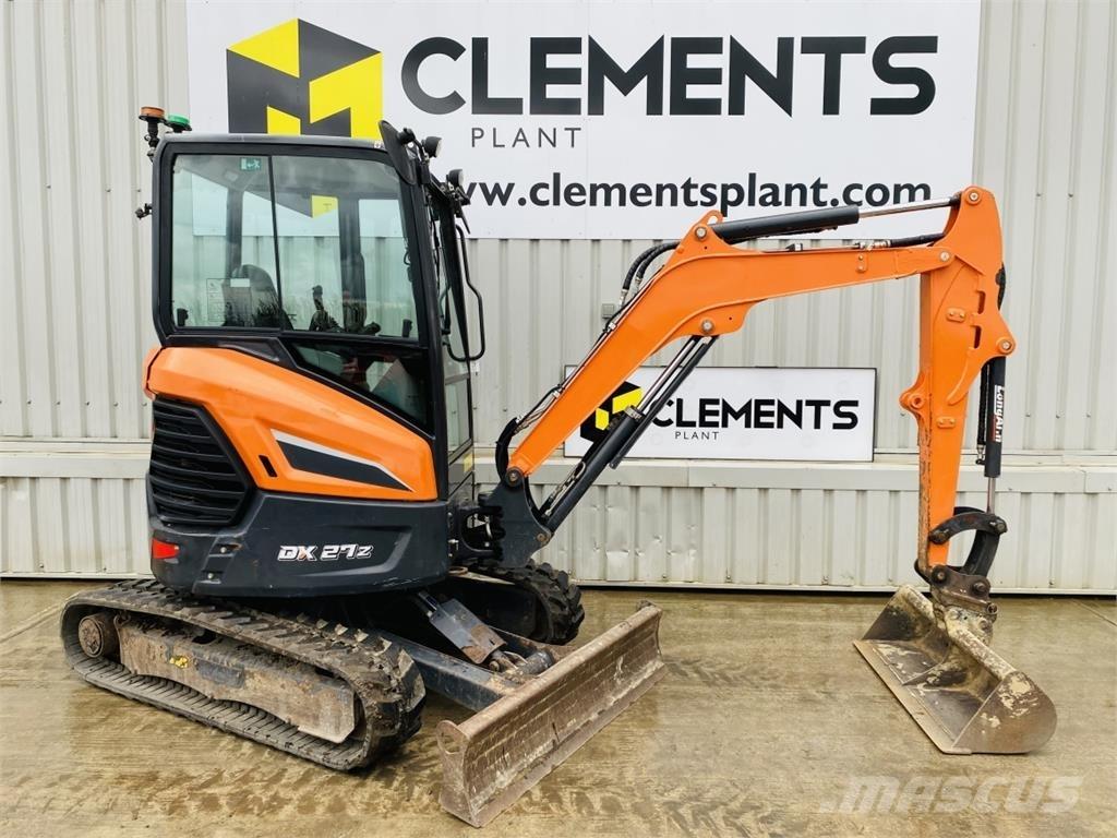 Doosan DX27Z Minigravere <7t
