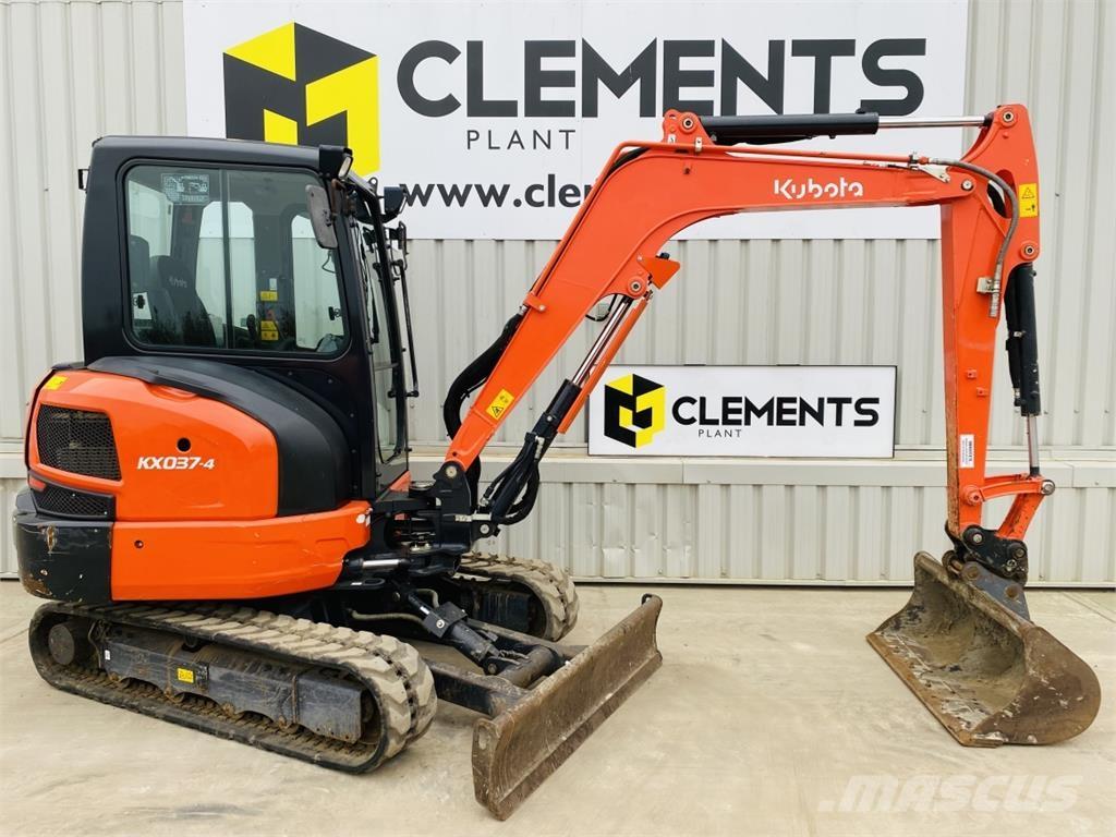 Kubota KX037-4 Minigravere <7t