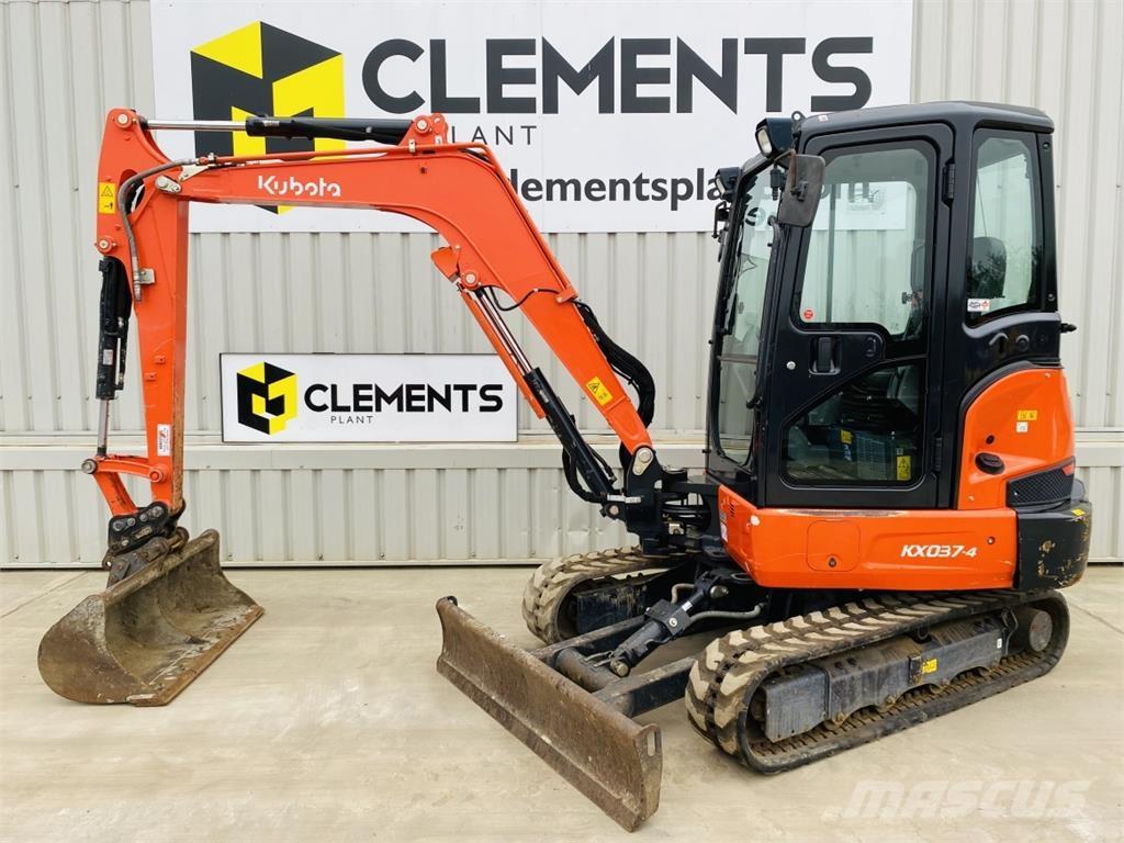 Kubota KX037-4 Minigravere <7t