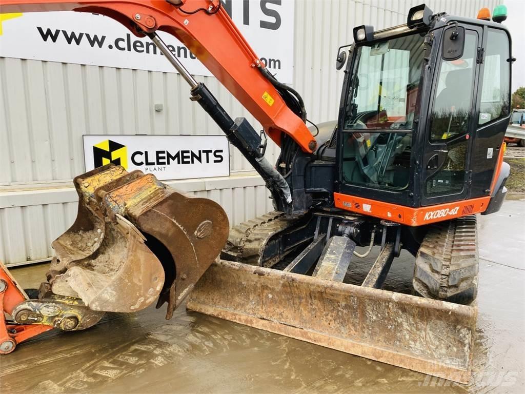 Kubota KX080-4a Midigravere 7 - 12t
