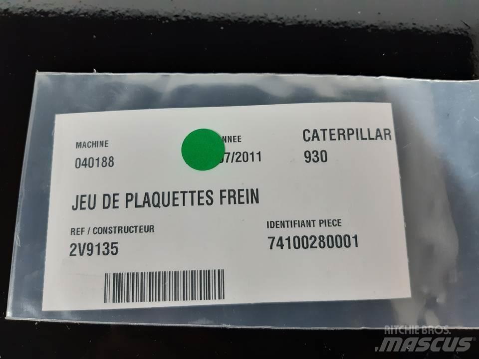 CAT 930 Belter, kjettinger og understell