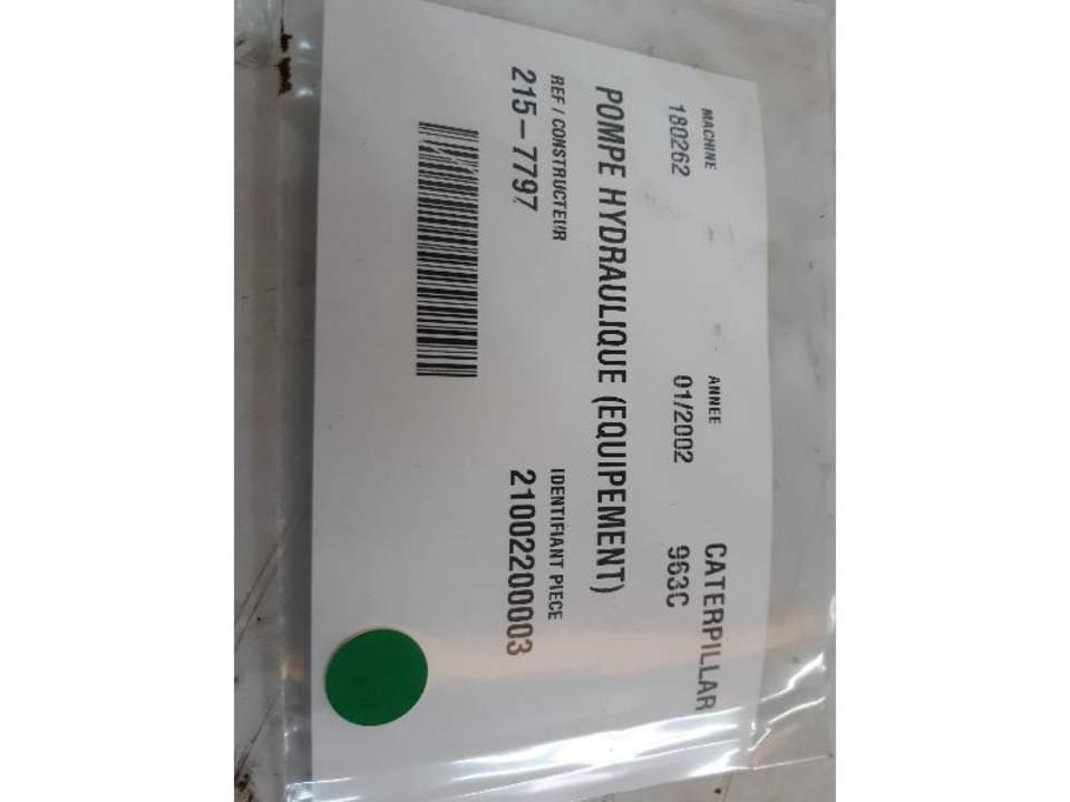 CAT 963C Hydraulikk