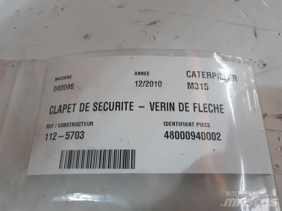 CAT M315 Hydraulikk