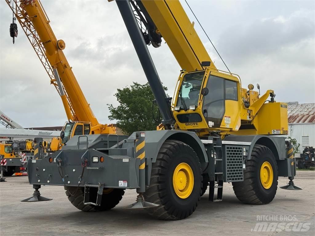 Grove RT880E Røff terreng kraner