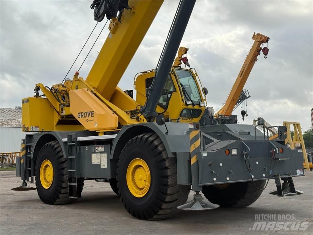 Grove RT880E Røff terreng kraner