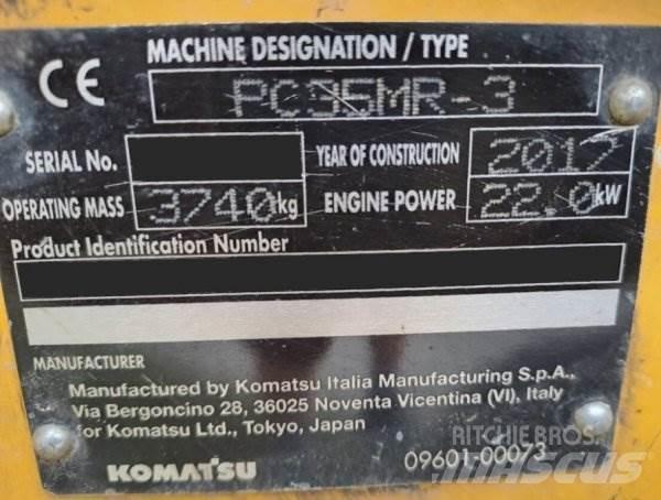 Komatsu PC 35 MR-3 Minigravere <7t