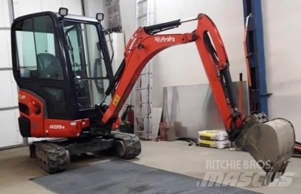Kubota KX 019-4 Minigravere <7t