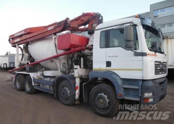 MAN TGA 35.410 +Sermac Betongpumpe biler