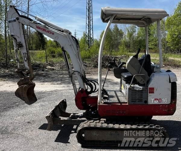 Takeuchi TB 016 Minigravere <7t