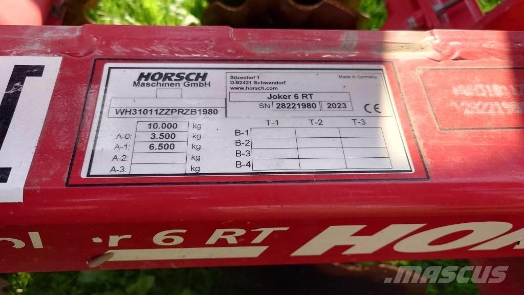 Horsch Joker 6RT Skålharver